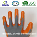 Coque en polyester 13G avec gants de travail en nitrile (SL-N106)